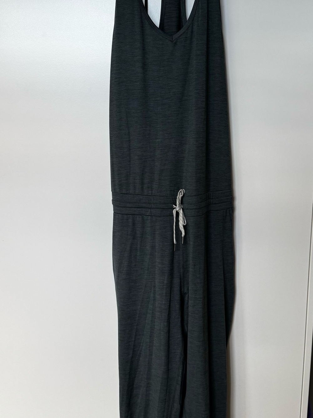 Vuori Dark Sage Green Sleeveless Jumpsuit